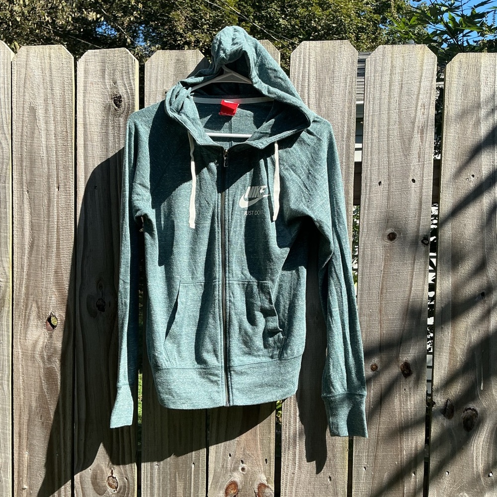 Nike Gray Full-Zip Hoodie